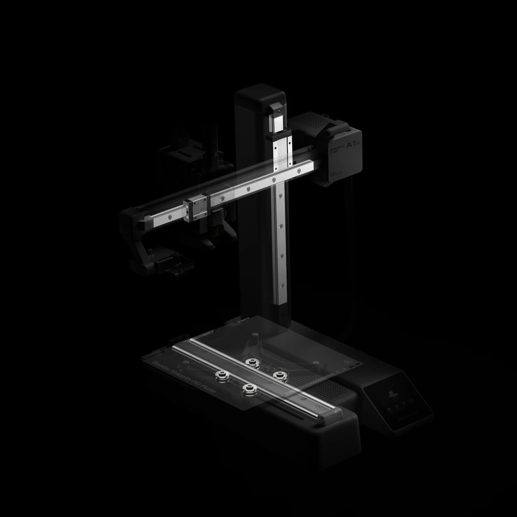 Bambu Lab A1 Mini, tüm metal lineer ray sistemini ve hassas rulman yapısının teknik detaylarını sergiler. Timuzon güvencesiyle hemen keşfedin.