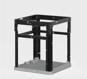 Bambu Lab X1 Carbon 3D yazıcı yüksek hızlarda sarsıntıyı önleyen dayanıklı kaynaklı çelik XY şasi gövde tasarımı. Timuzon güvencesiyle hemen keşfedin.