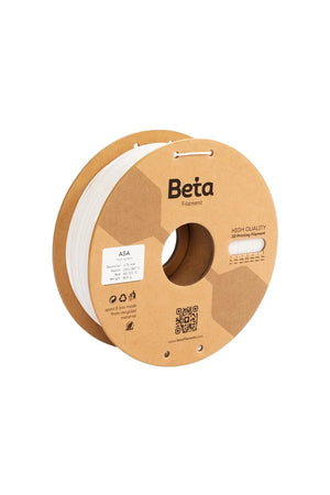 Beta ASA HS White 0.8kg gri filament makarasının 1.75mm çapını ve kusursuz sarım kalitesini inceleyin. Timuzon güvencesiyle hemen keşfedin.