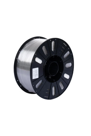 Beta PETG+ Transparent 3kg makarası ve 1.75mm çap görünümü şeffaf renkli pürüzsüz dokusunu yansıtır. Timuzon güvencesiyle hemen keşfedin.