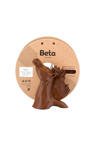 Beta PLA+ Brown ile basılan kahverengi at figürü, malzemenin yüksek katman uyumunu ve tok yüzey kalitesini gösteriyor. Timuzon güvencesiyle hemen keşfedin.