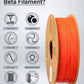 Beta PLA+ Coral Orange filament, düşük koku ve yüksek yapışma gibi üstün baskı avantajlarıyla sorunsuz üretim sunar. Timuzon güvencesiyle hemen keşfedin.