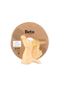 Beta PLA+ Cream ile basılan krem renkli at figürü, malzemenin yüksek katman uyumunu ve tok yüzey kalitesini gösteriyor. Timuzon güvencesiyle hemen keşfedin.
