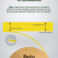 Beta PLA+ Cyber Yellow filamentin 1.75mm hassas çap doğruluğunu ve stabil üretim toleransı şemasını gösteren teknik çizim. Timuzon güvencesiyle hemen keşfedin.