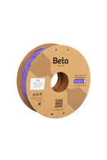 Beta TPU Purple 0.8kg makarası ve 1.75mm çap görünümü, bükülebilir esnek yapısını ve asil mor tonunu yansıtır. Timuzon güvencesiyle hemen keşfedin.