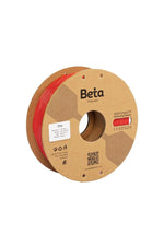 Beta TPU Red 0.8kg makarası ve 1.75mm çap görünümü, bükülebilir esnek yapısını ve canlı kırmızı tonunu yansıtır. Timuzon güvencesiyle hemen keşfedin.