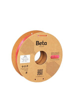 Beta TPU Transparent Raspberry Red 0.8kg makara ve 1.75mm çap görünümü, esnek bükülebilir yapıyı ve rengi yansıtır. Timuzon güvencesiyle hemen keşfedin.