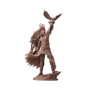 Elegoo 8K Standart Fotopolimer Reçine Red Clay 1 kg Savaşçı Figürü Yakın Plan Detay Baskı Örneği