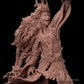 Elegoo 8K Standart Fotopolimer Reçine Red Clay 1 kg ve Savaşçı Figürü Üst Gövde Detay Baskı Örneği