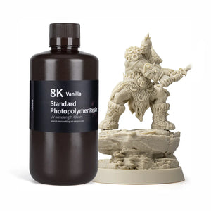 Elegoo 8K Standart Fotopolimer Reçine Vanilla 1 kg ve Barbar Figürü Baskı Örneği