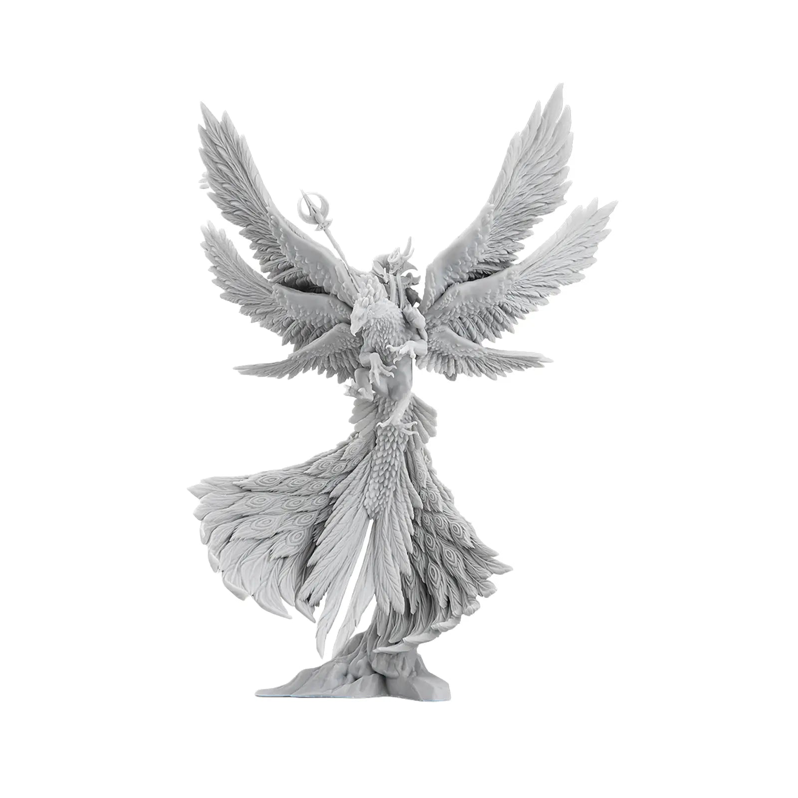 Elegoo 8K Standart Fotopolimer Reçine White Smoke 1 kg Mage Griffin Figürü Detay Baskı Örneği