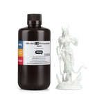 Elegoo ABS Like Fotopolimer Reçine v3-0 Beyaz 1kg ile SLA 3D yazıcıda üretilmiş beyaz baskı örneği.