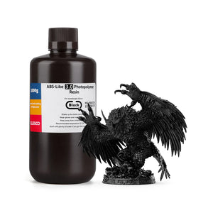 Elegoo ABS Like Fotopolimer Reçine v3-0 Siyah 1kg ile SLA 3D yazıcıda üretilmiş siyah baskı örneği.