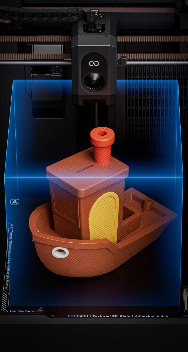 ELEGOO Centauri Carbon 2 Combo 3D yazıcı, geniş baskı hacmi ile büyük ve detaylı modeller üretir. Timuzon güvencesiyle hemen keşfedin.