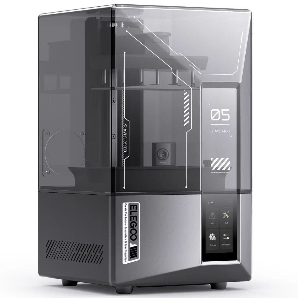 Elegoo Mars 5 Ultra 9K reçine 3D yazıcı 7 inç monokrom LCD ekran, yüksek detay doğruluğu sağlar. Timuzon güvencesiyle hemen keşfedin.