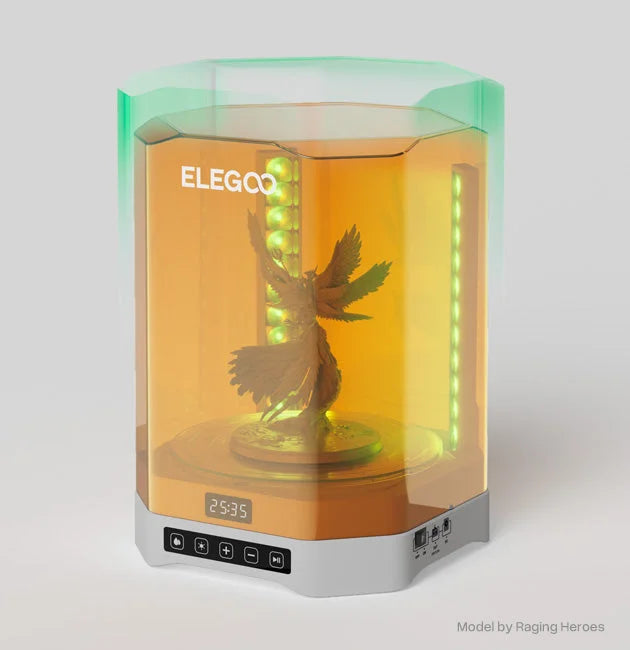 ELEGOO Mercury Plus V3.0 yıkama ve kürleme makinesi, UV ışınlarını engelleyen güvenli anti-UV koruma kapağına sahiptir. Timuzon güvencesiyle hemen keşfedin.