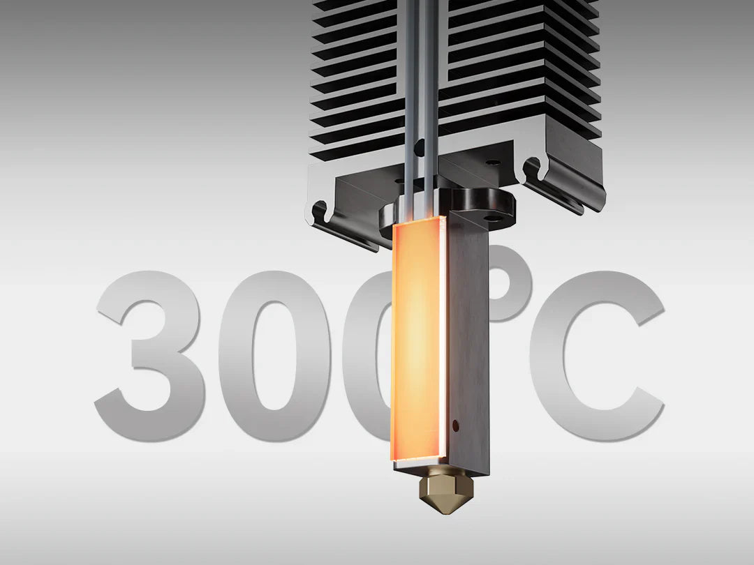 ELEGOO OrangeStorm Giga 3D Yazıcı, 300°C sıcaklığa ulaşabilen geliştirilmiş nozzle sistemi sunar. Timuzon güvencesiyle hemen keşfedin.
