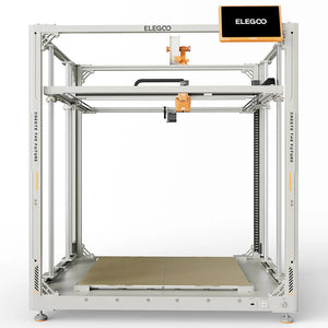 ELEGOO OrangeStorm Giga 3D yazıcı ön görünüm, geniş baskı alanı ve büyük format üretim kapasitesi. Timuzon güvencesiyle hemen keşfedin.