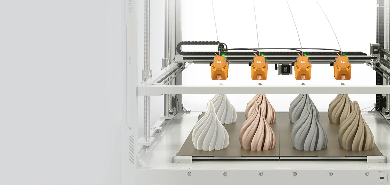 ELEGOO OrangeStorm Giga 3D Yazıcı, çoklu nozzle sistemi ile aynı anda hızlı ve verimli baskı üretir. Timuzon güvencesiyle hemen keşfedin.