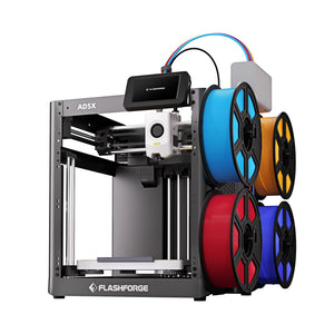 Flashforge Adventurer 5X çoklu filament sistemiyle otomatik renk değişimi ve kesintisiz baskı sağlar. Timuzon güvencesiyle hemen keşfedin.