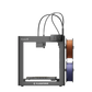 Flashforge Creator 5 3D yazıcının filamentleri takılıyken baskı tablasını ve gövdesini gösteren ön görünümü. Timuzon güvencesiyle hemen keşfedin.
