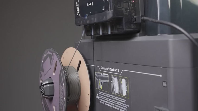 ELEGOO Centauri Carbon 2 Combo 3D yazıcı, filament dolaşmasını algılayarak baskıyı durdurur ve geri sarma yapar. Timuzon güvencesiyle hemen keşfedin.