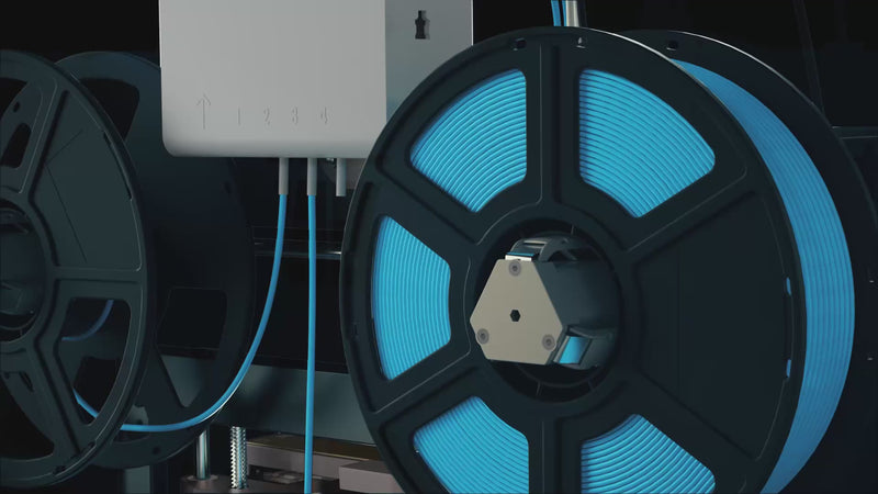 Flashforge Adventurer 5X filament bittiğinde otomatik olarak yeni makaraya geçerek kesintisiz baskı sağlar. Timuzon güvencesiyle hemen keşfedin.